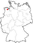Karte Bockhorn, Jadebusen